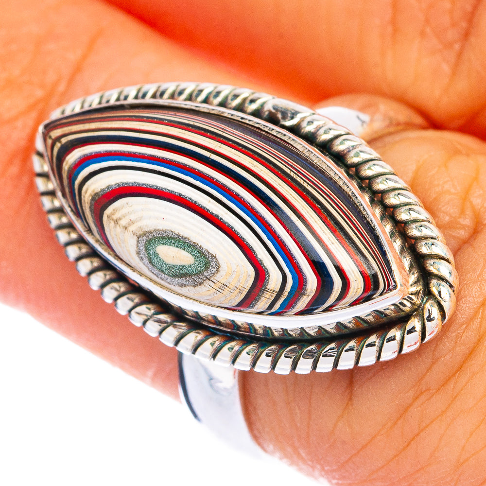Fordite Ring Size 6 (925 Sterling Silver) R144462