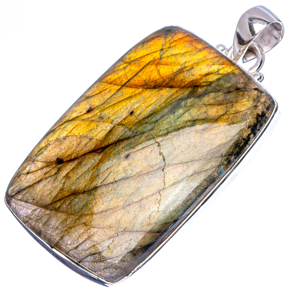 Labradorite Pendant 2" (925 Sterling Silver) P43031