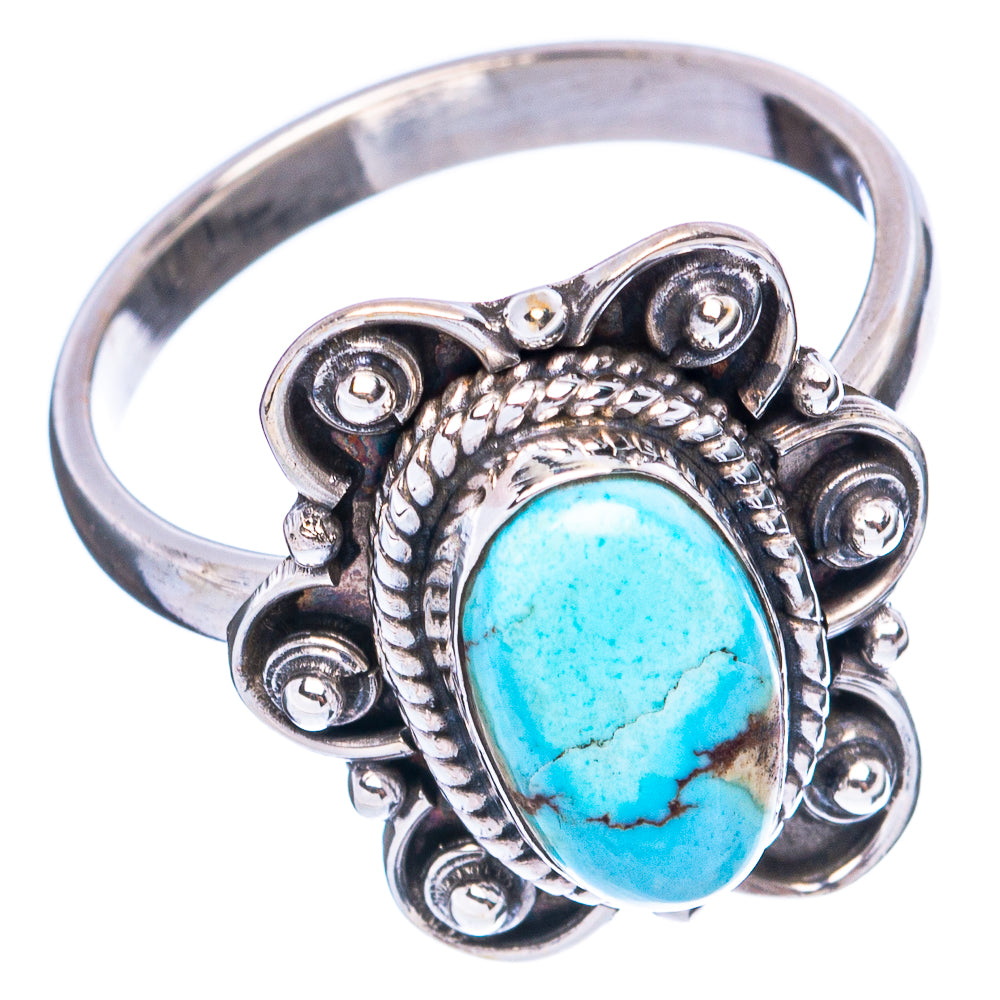 Rare Golden Hills Turquoise Ring Size 9 (925 Sterling Silver) R4866
