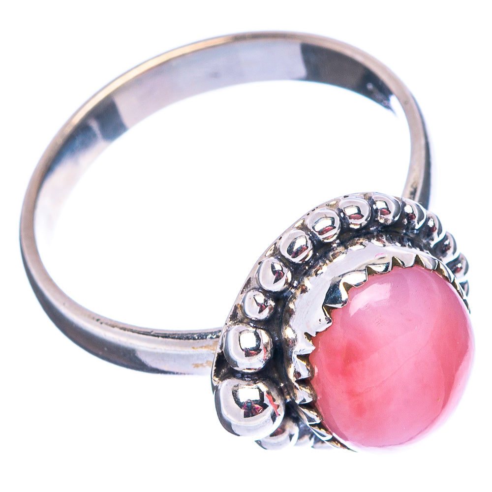 Pink Opal Ring Size 7 (.925 Sterling Silver)