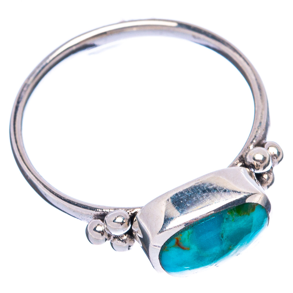 Rare Arizona Turquoise Ring Size 6.5 (925 Sterling Silver) R5005