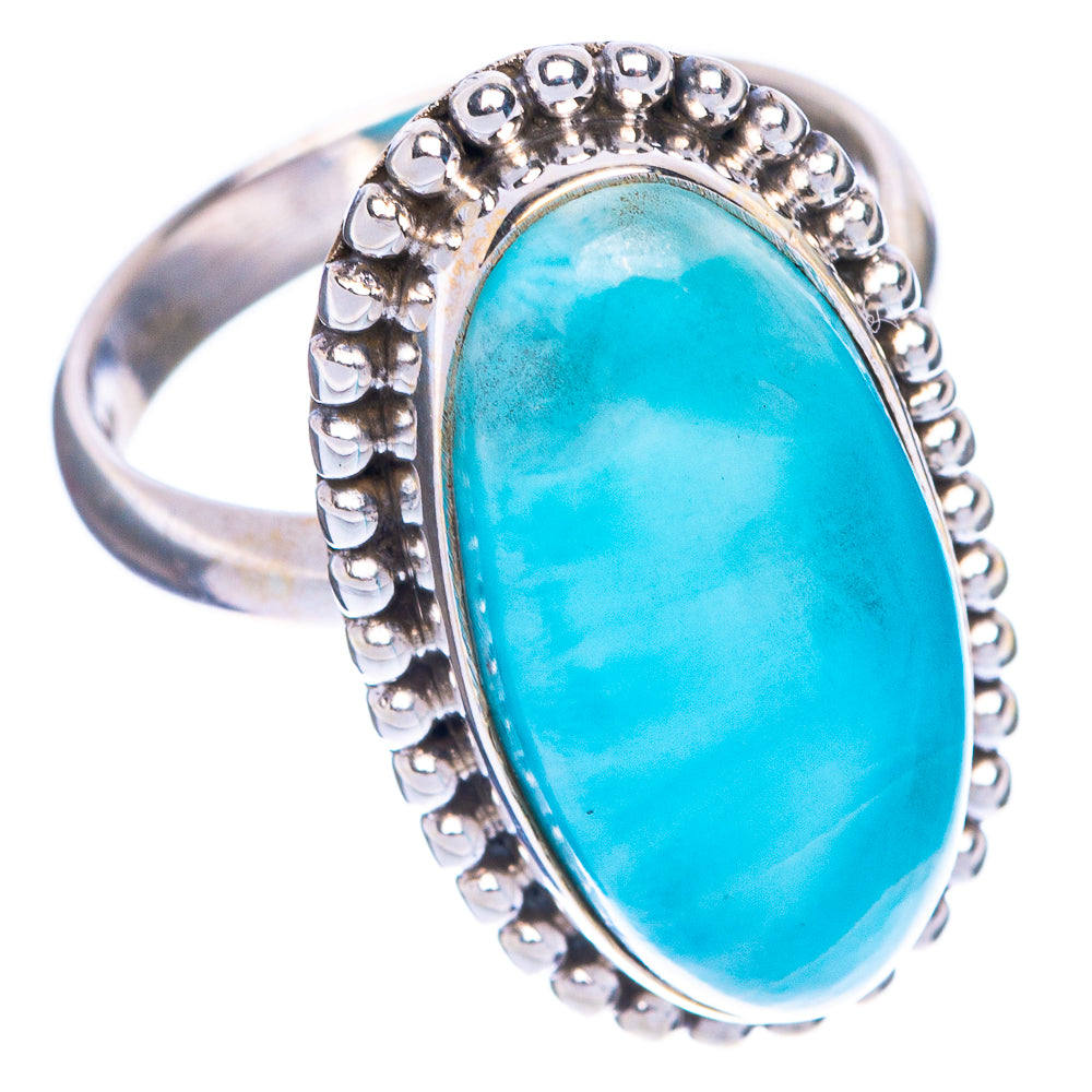 Larimar Ring Size 7 (925 Sterling Silver) R1239