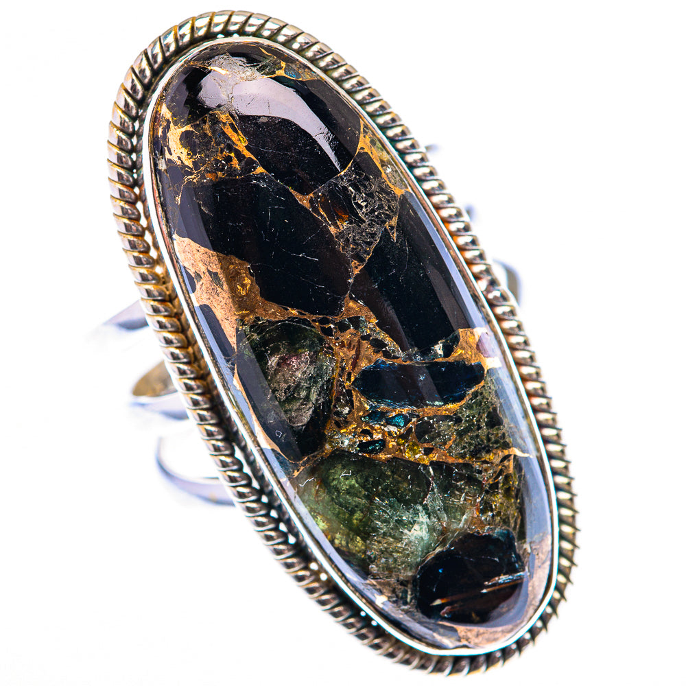 Large Mohave Black Onyx Ring Size 10.75 (925 Sterling Silver) RING140032