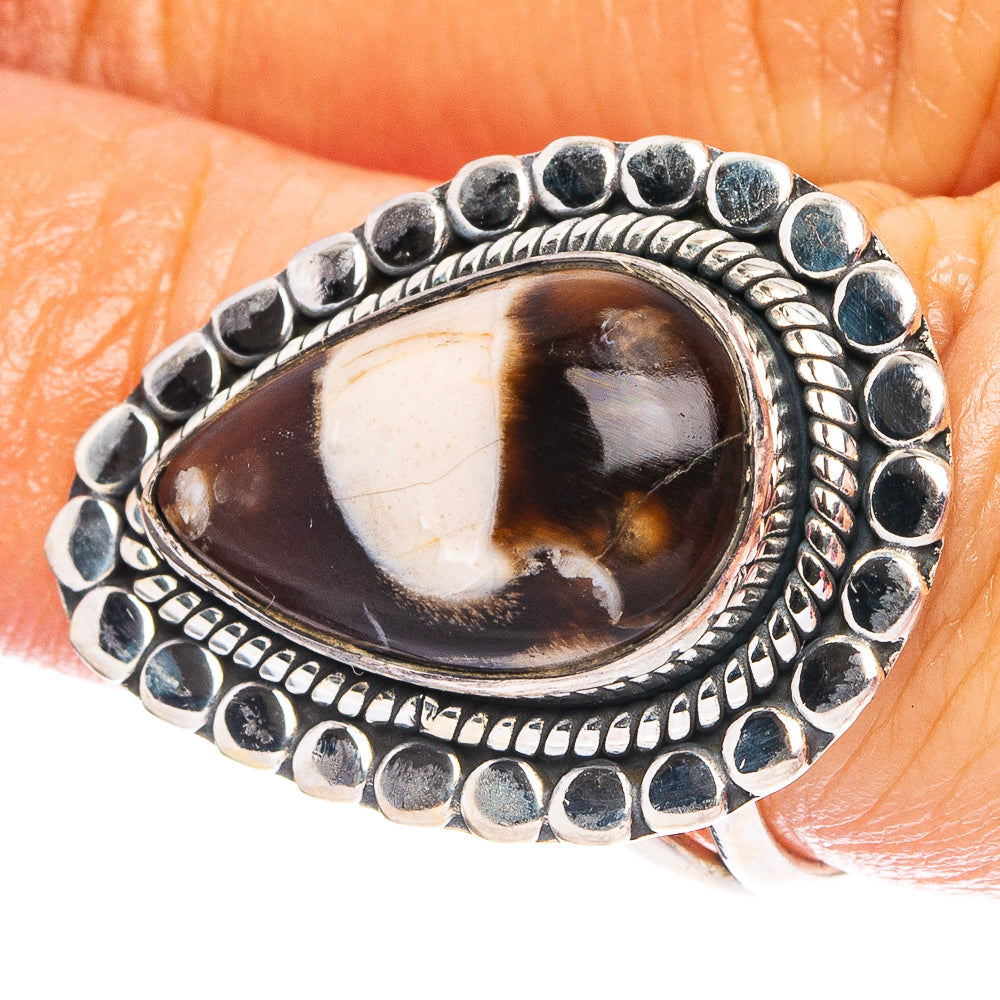Peanut Wood Jasper 925 Sterling Silver Ring Size 7 (925 Sterling Silver) R6248