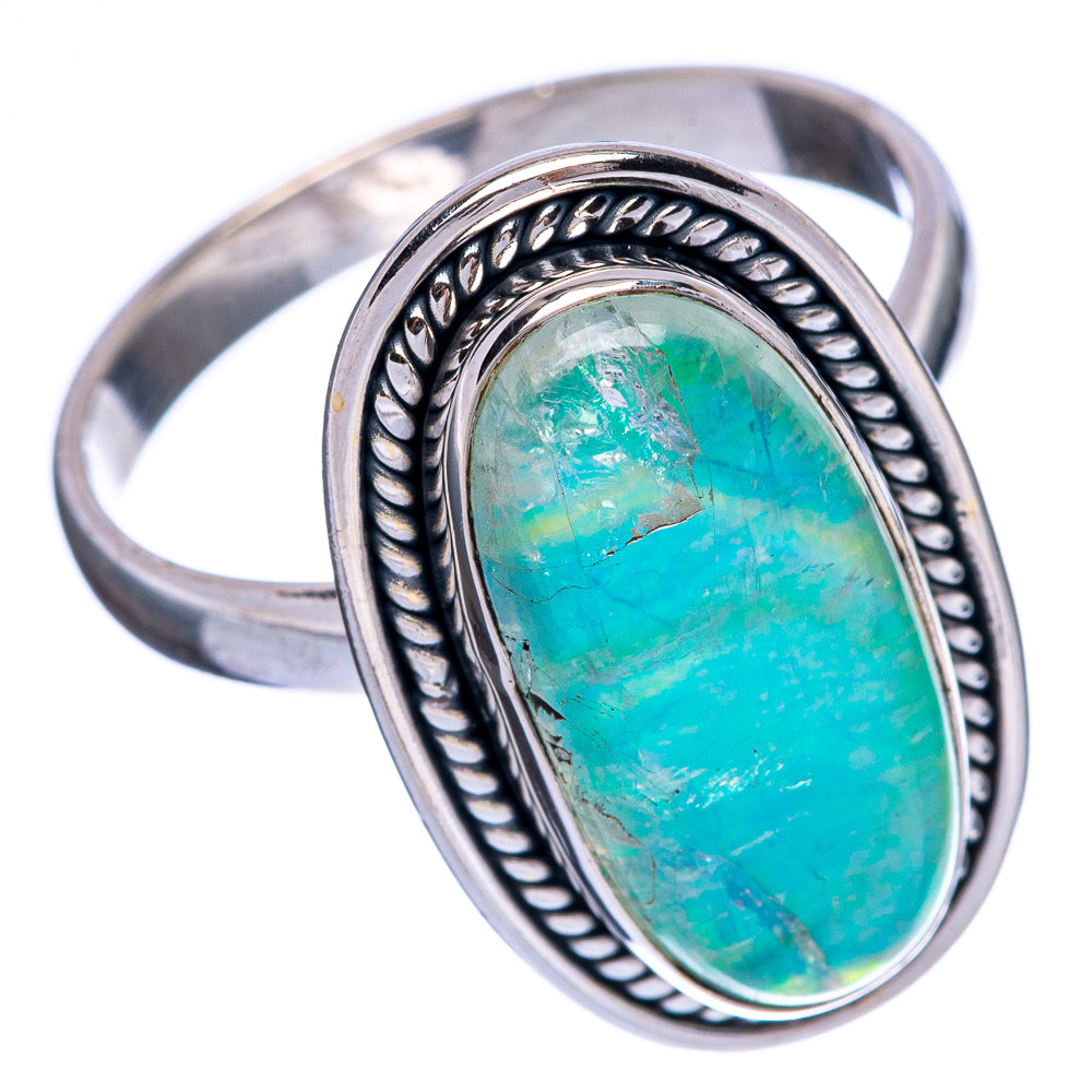Large Rainbow Moonstone Ring Size 12 (925 Sterling Silver) R146451
