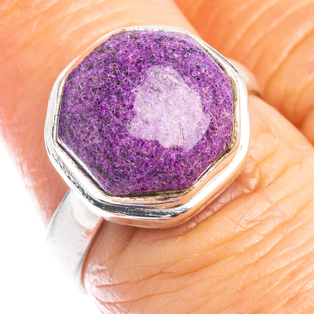 Purpurite Ring Size 7 (.925 Sterling Silver)