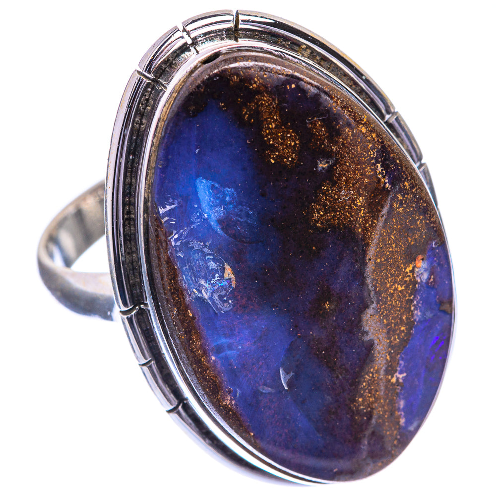 Large Boulder Opal Ring Size 11.25 (925 Sterling Silver) RING143330