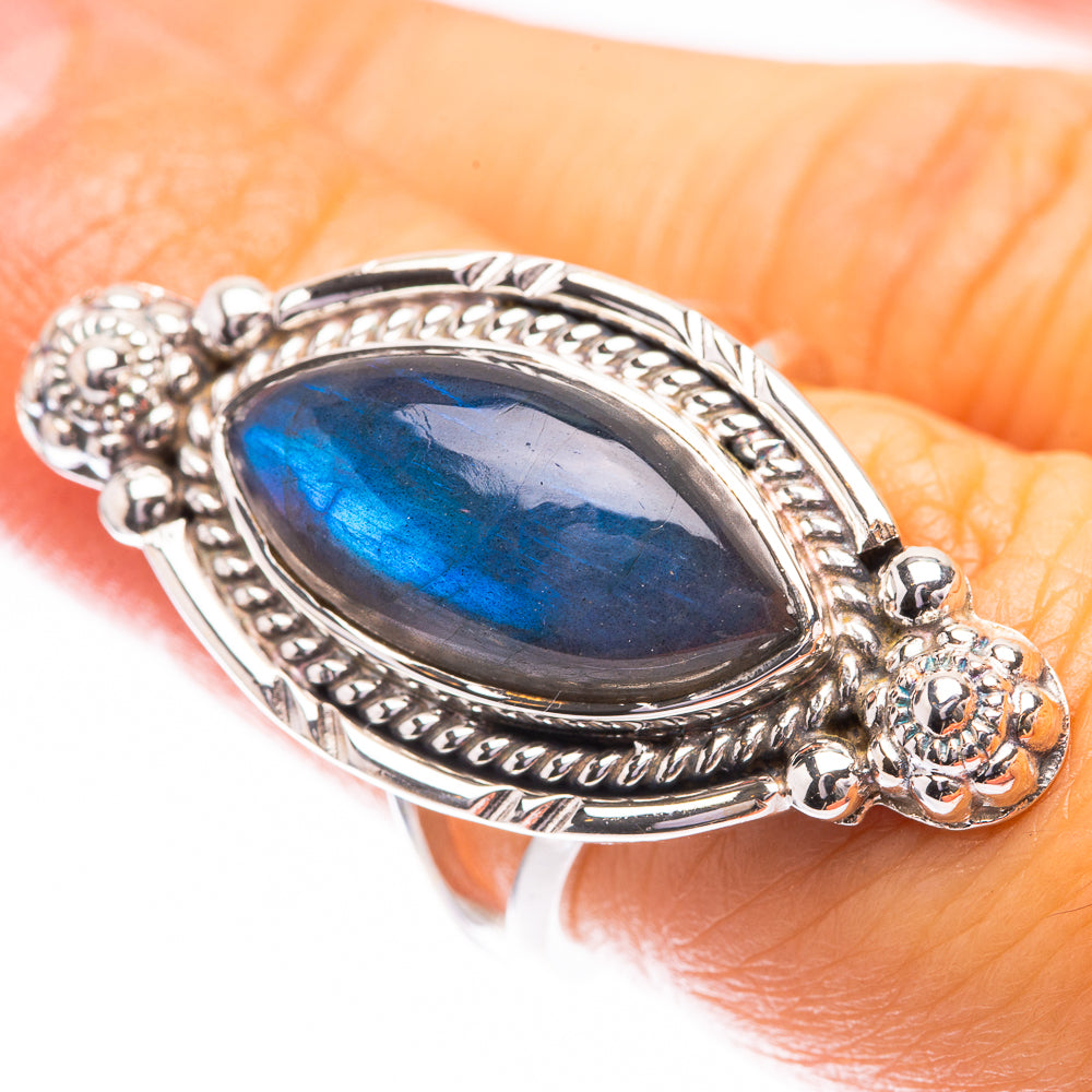 Premium Labradorite Ring Size 6 (925 Sterling Silver) R141786