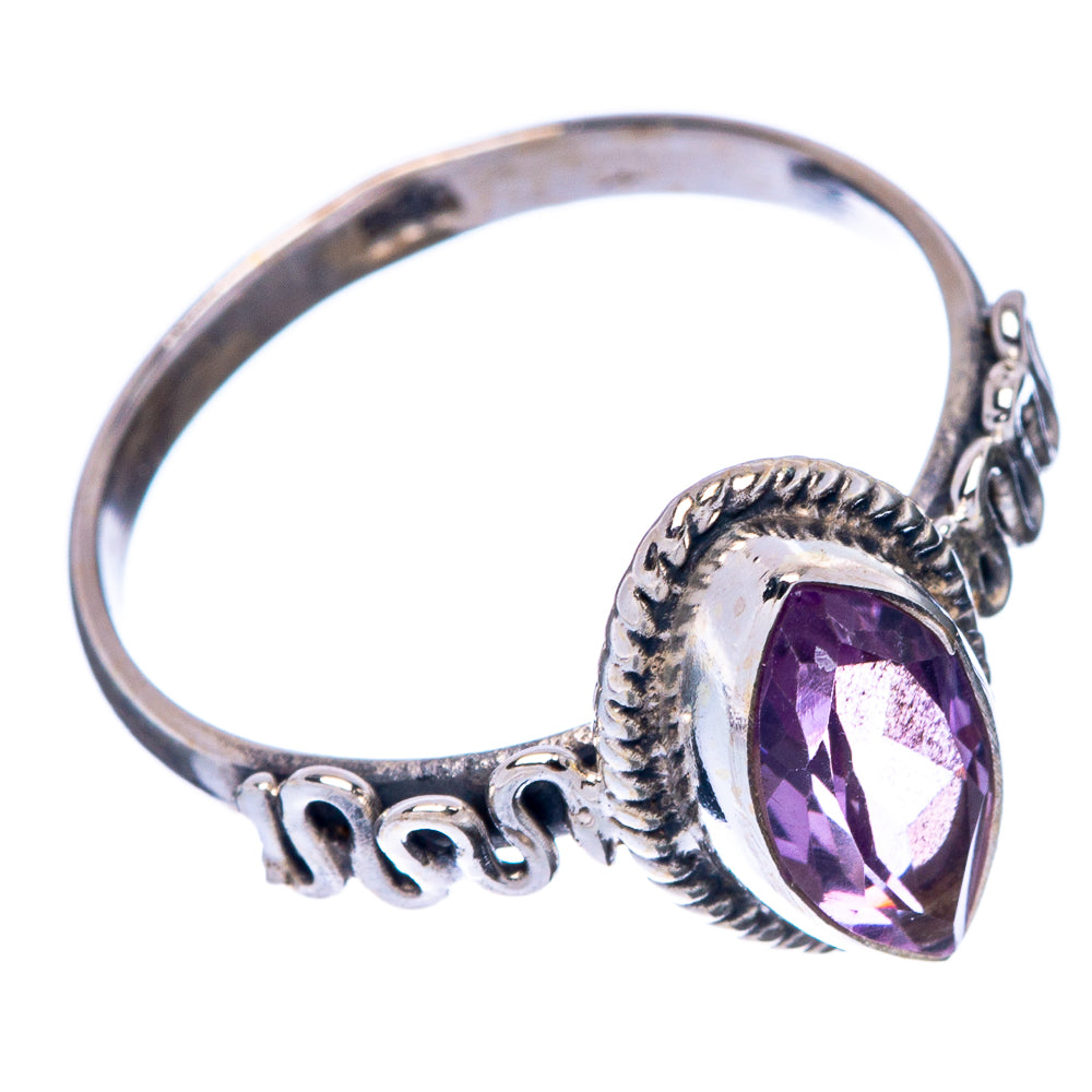 Faceted Amethyst Dainty Ring Size 6.5 (925 Sterling Silver) R145805
