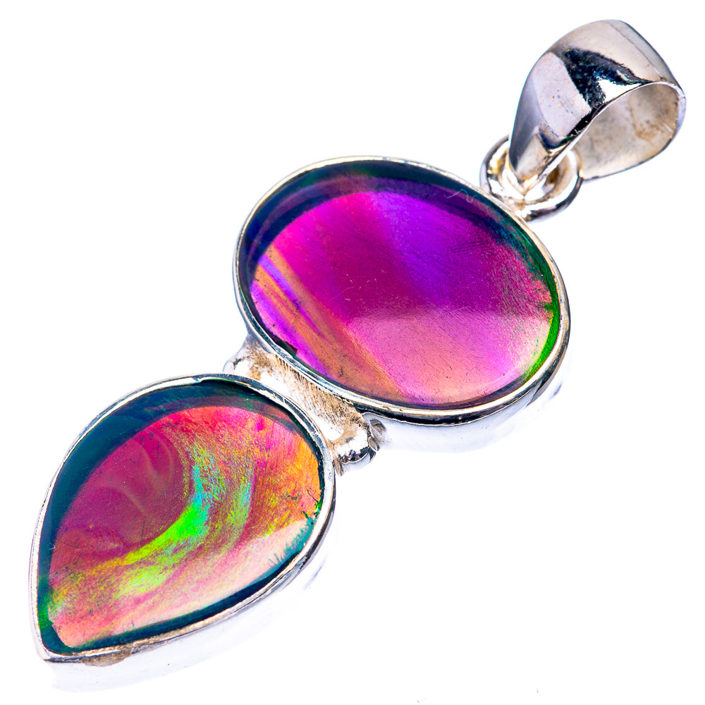 Aura Opal Pendant 1 5/8" (925 Sterling Silver) P39253