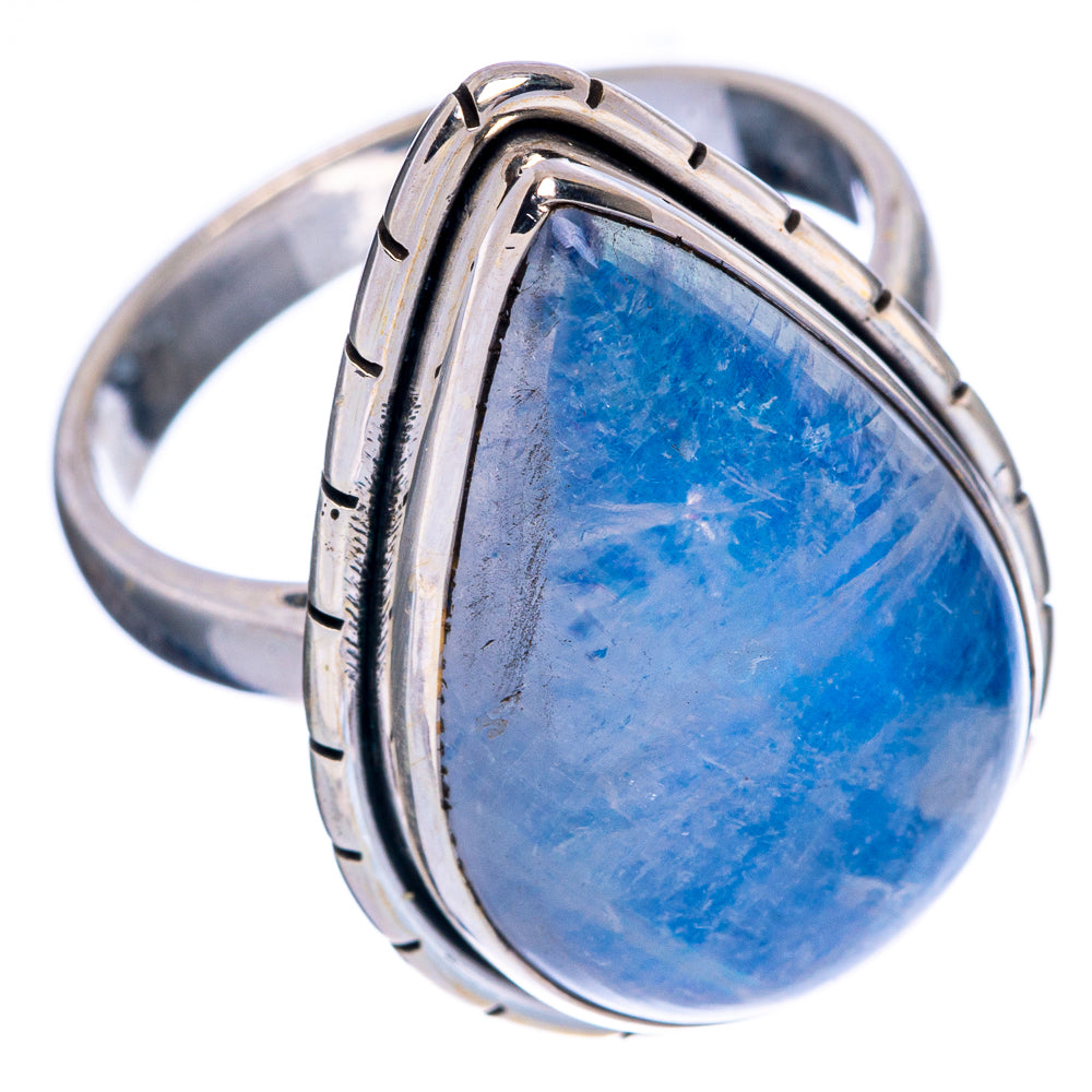 Large Rainbow Moonstone Ring Size 8.25 (925 Sterling Silver) R146466