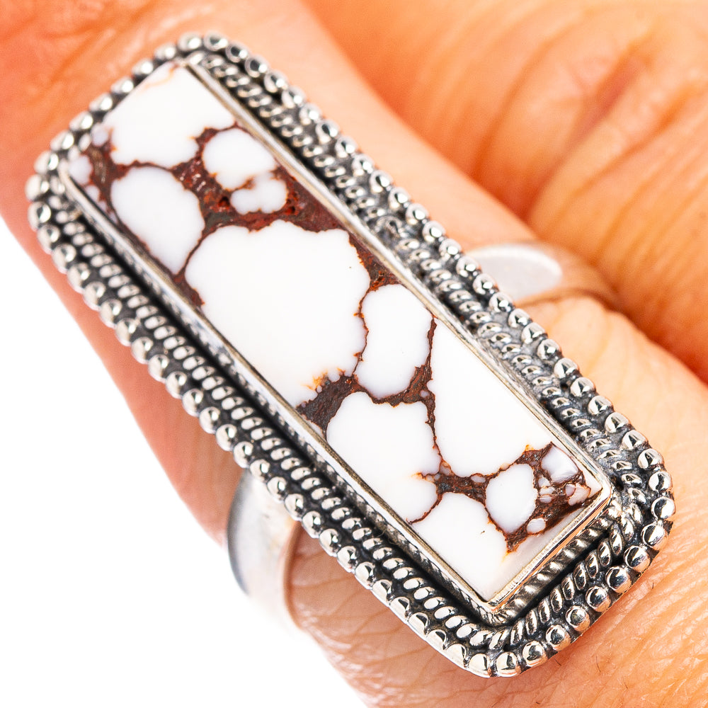 Wild Horse Jasper Ring Size 7.5 (.925 Sterling Silver)