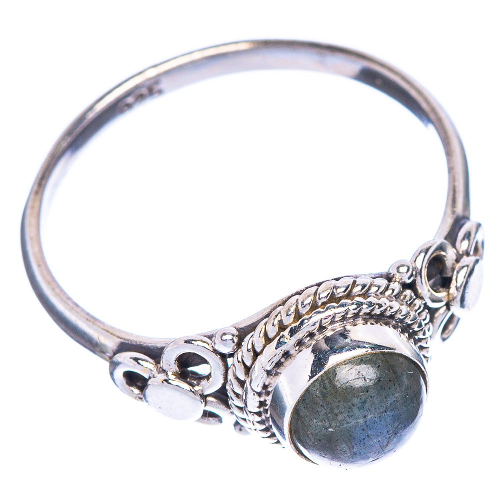 Labradorite Dainty Ring Size 5.75 (925 Sterling Silver) R1156