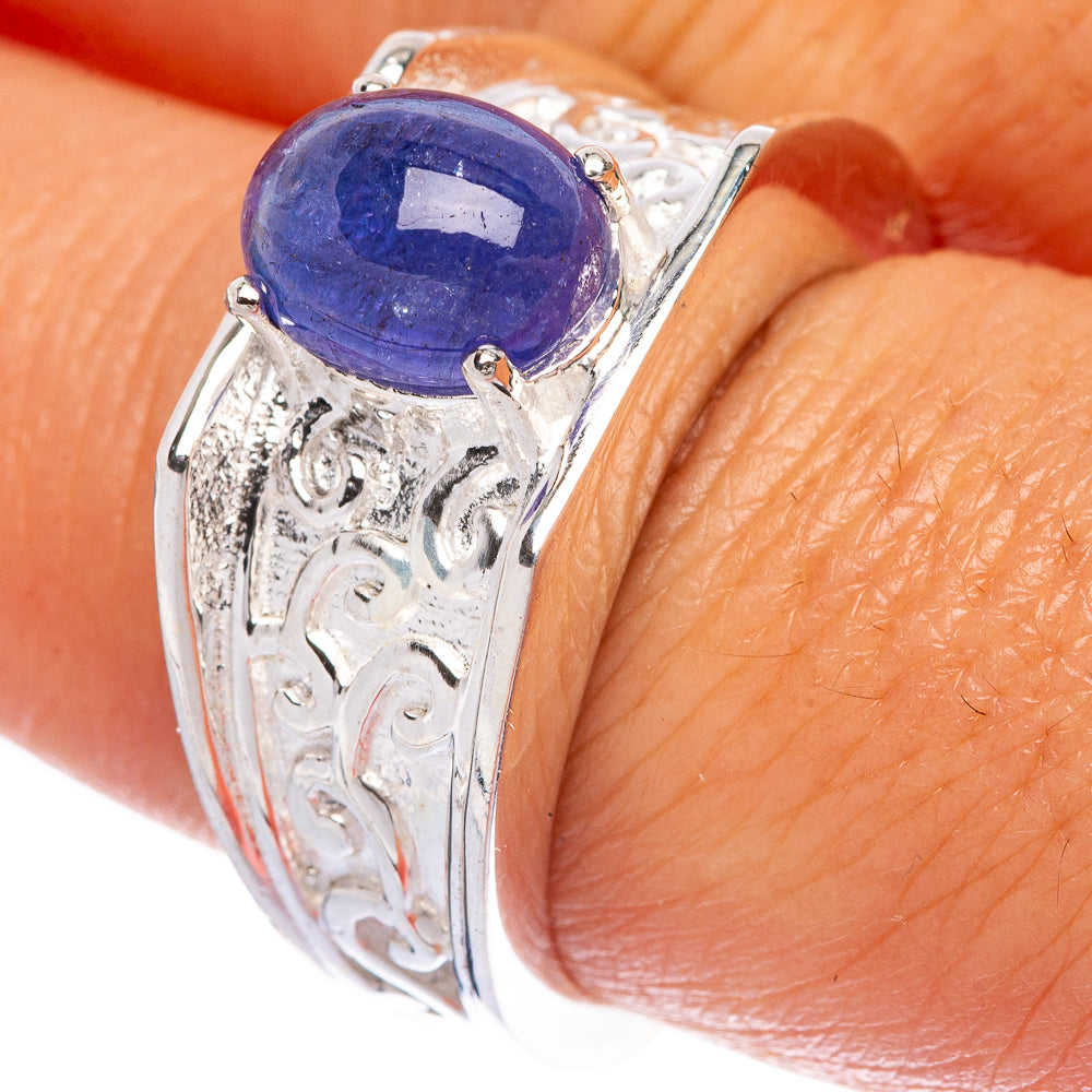 Natural Tanzanite Ring Size 7.75 (925 Sterling Silver) R145979