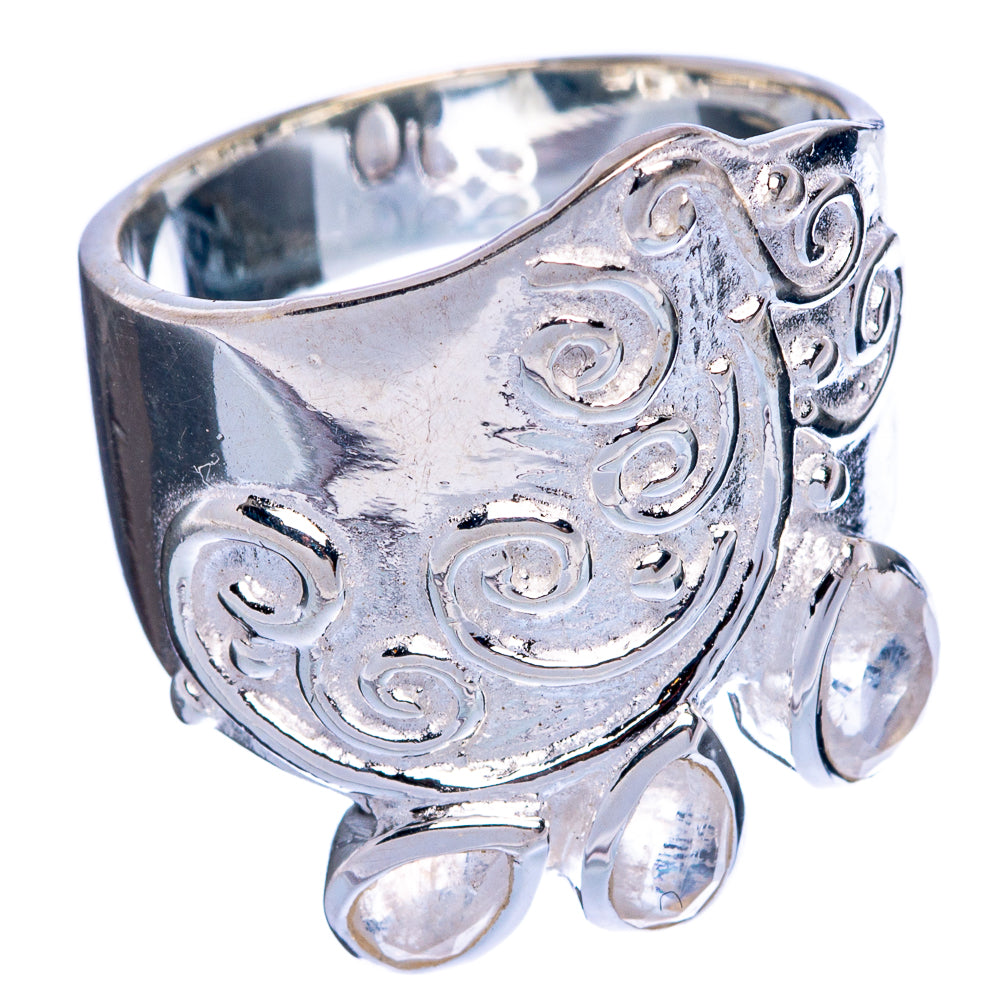 Rainbow Moonstone Ring Size 6.25 (925 Sterling Silver) R146474