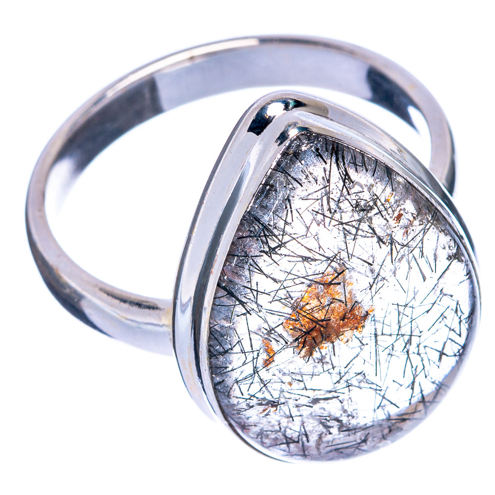 Tourmalinated Quartz Ring Size 12 (925 Sterling Silver) R144431