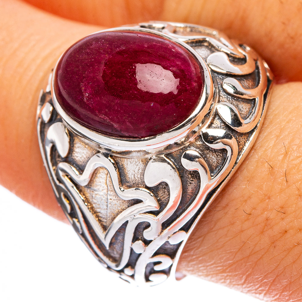 Red Sillimanite Ring Size 8.75 (925 Sterling Silver) R146263