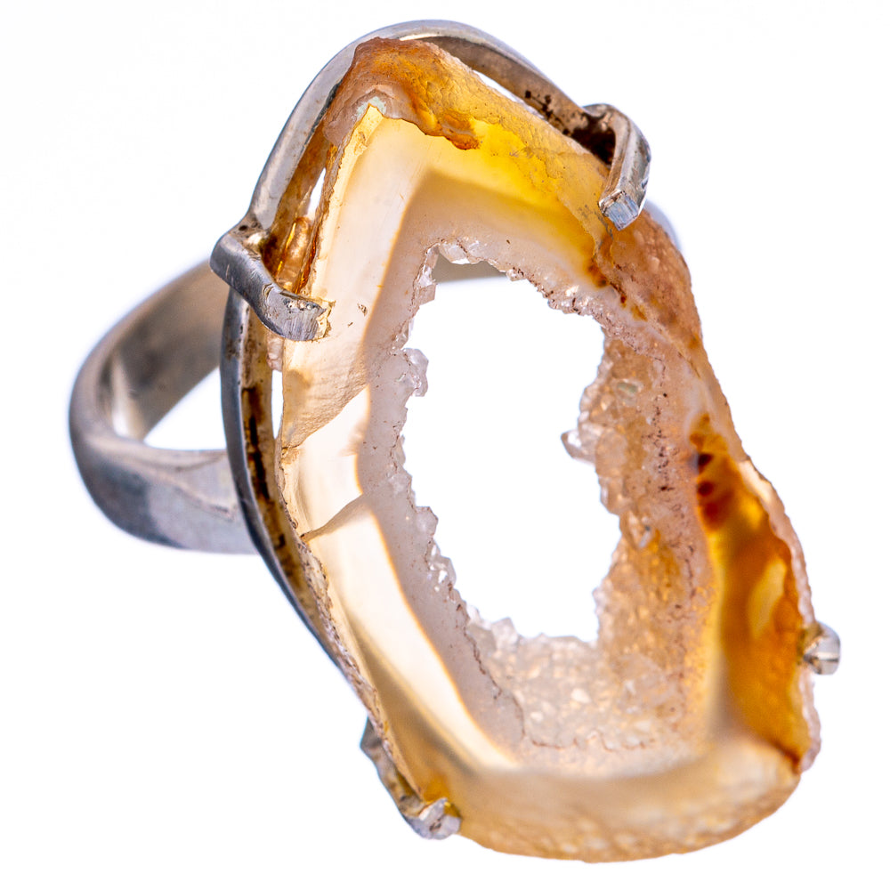 Geode Slice Ring Size 8 (925 Sterling Silver) R146521