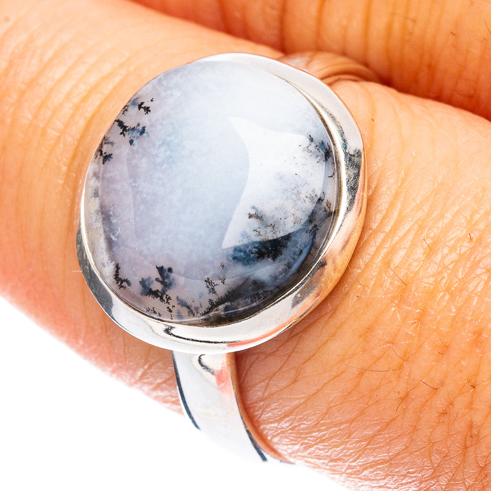 Dendritic Opal Ring Size 8.75 (925 Sterling Silver) R4987