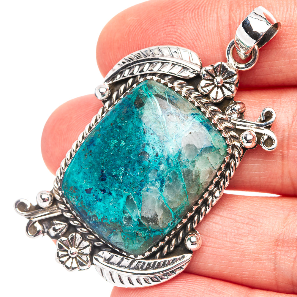 Premium Apatite Pendant 2 1/8" (.925 Sterling Silver)