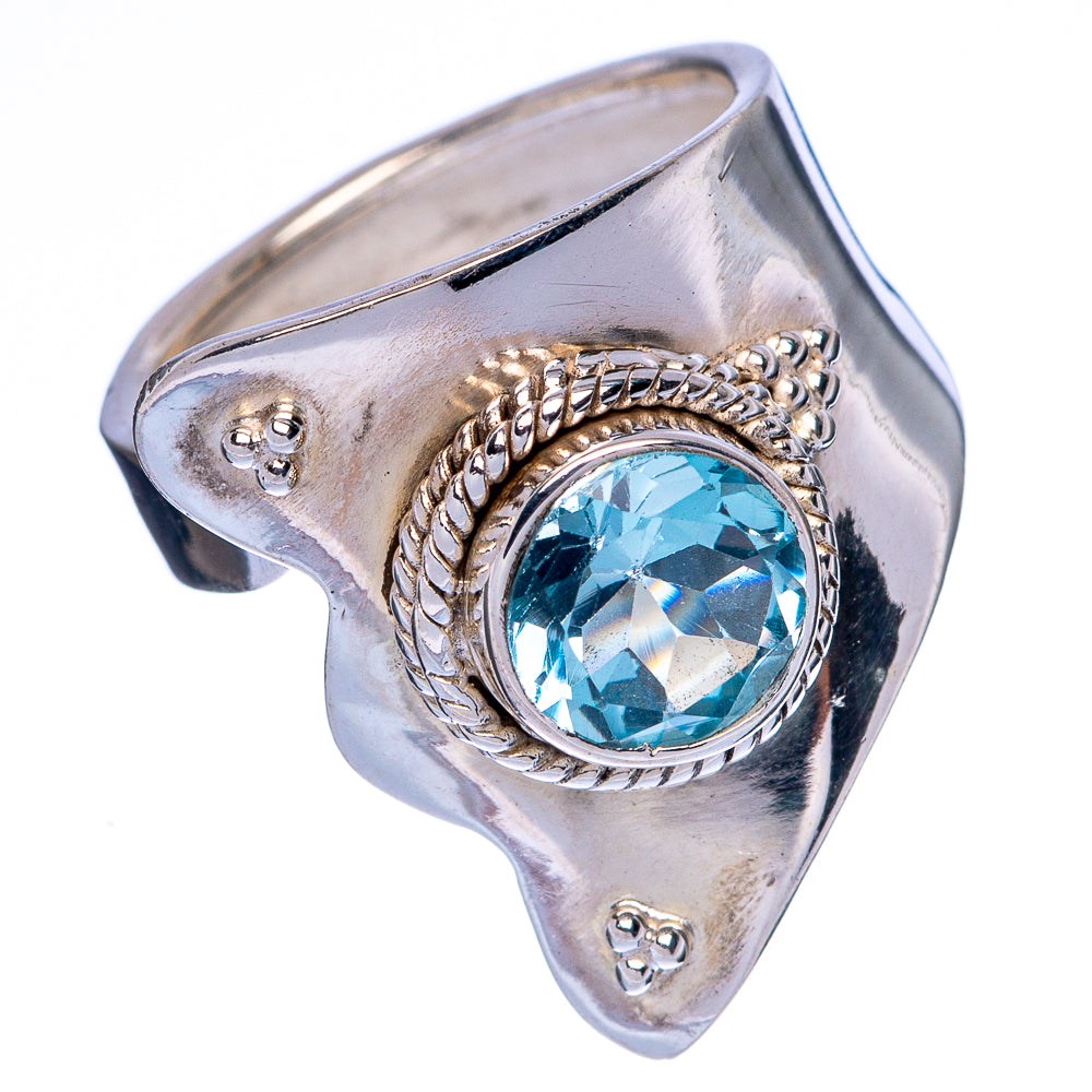 Blue Topaz Ring Size 5 (925 Sterling Silver) R146138
