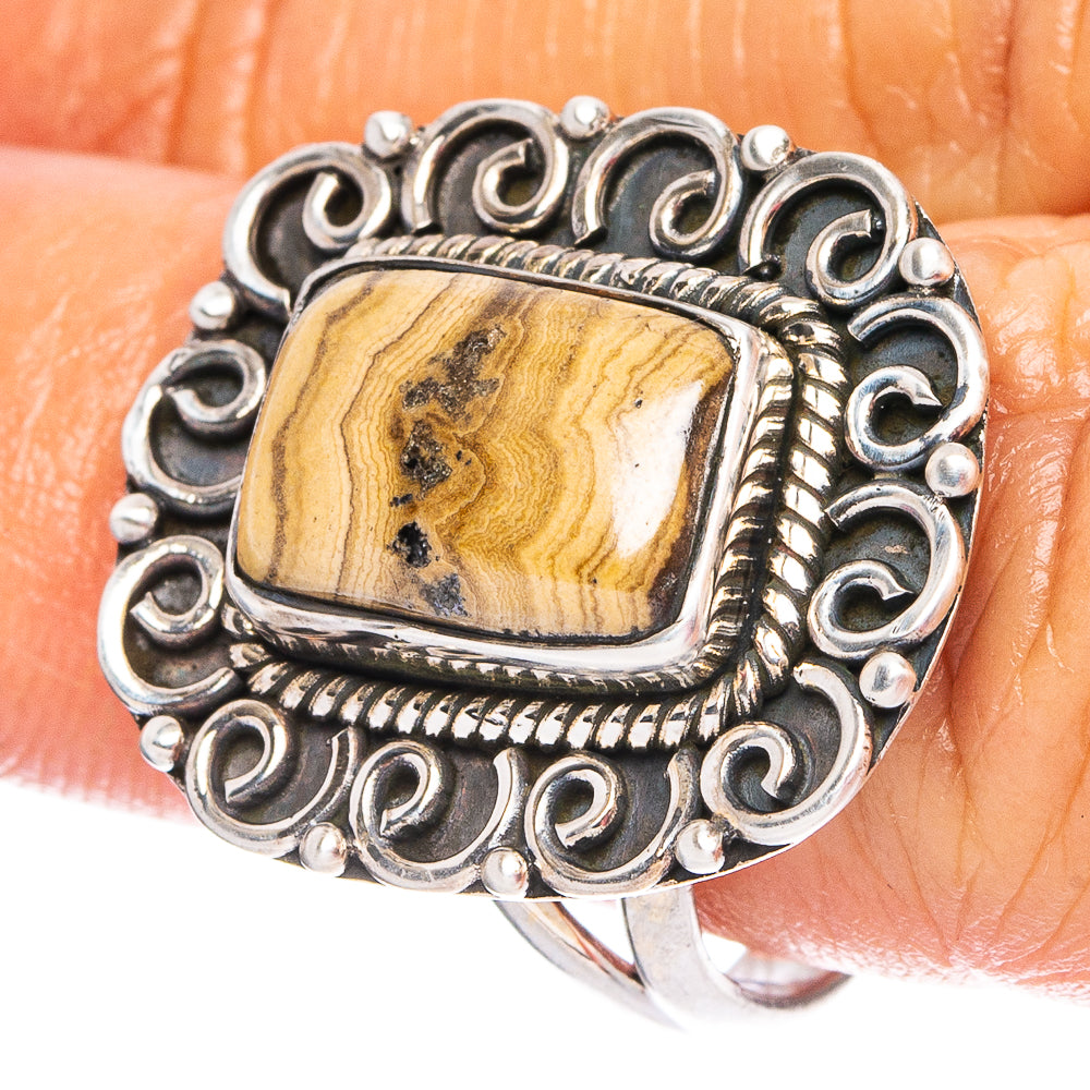 Schalenblende 925 Sterling Silver Ring Size 7 (925 Sterling Silver) R6247