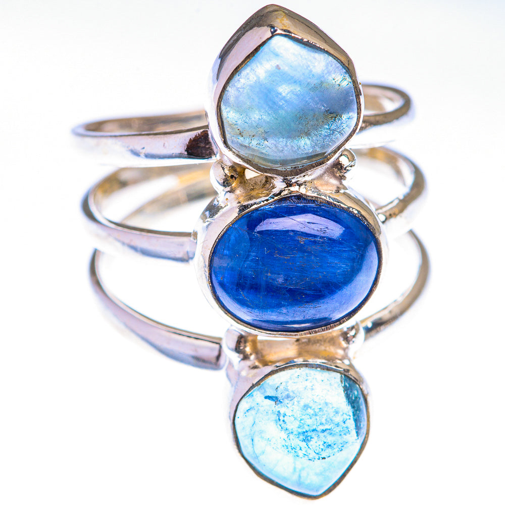 Kyanite, Aquamarine Ring Size 7.5 (925 Sterling Silver) RING139916