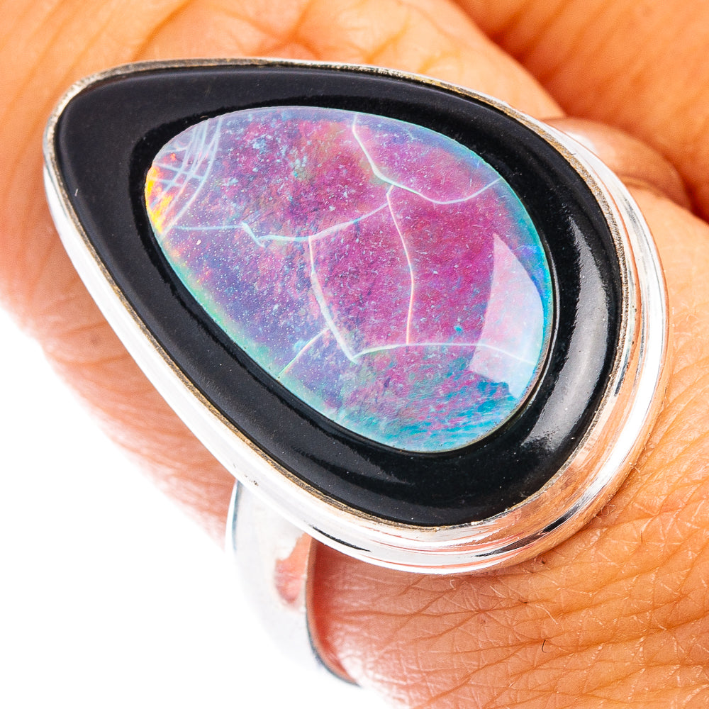 Doublet Opal Ring Size 9 (.925 Sterling Silver)