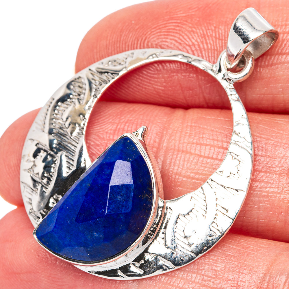 Asc Premium Lapis Lazuli Pendant 1 5/8" (925 Sterling Silver) P42253