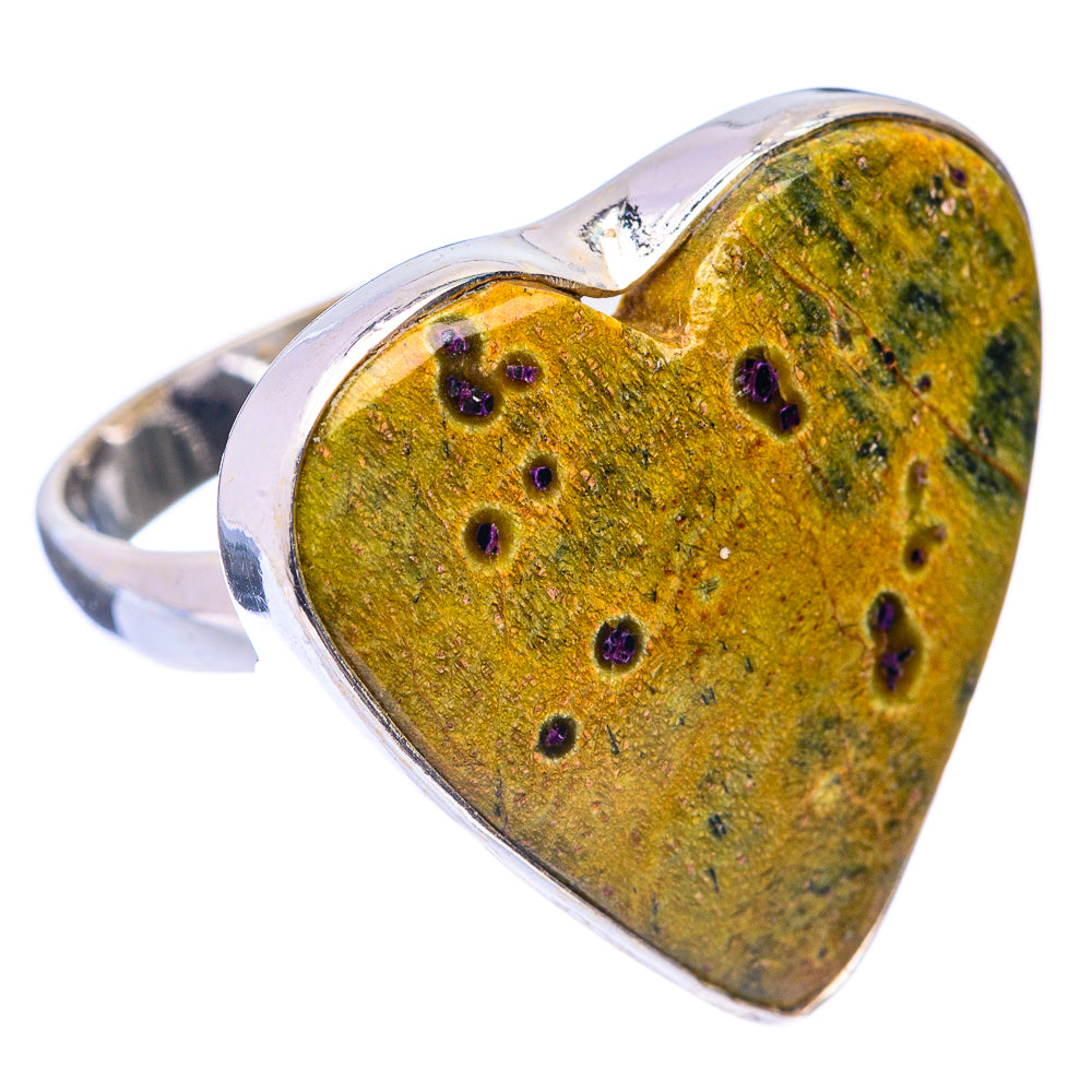 Large Atlantisite Ring Size 8.5 (925 Sterling Silver) R140806