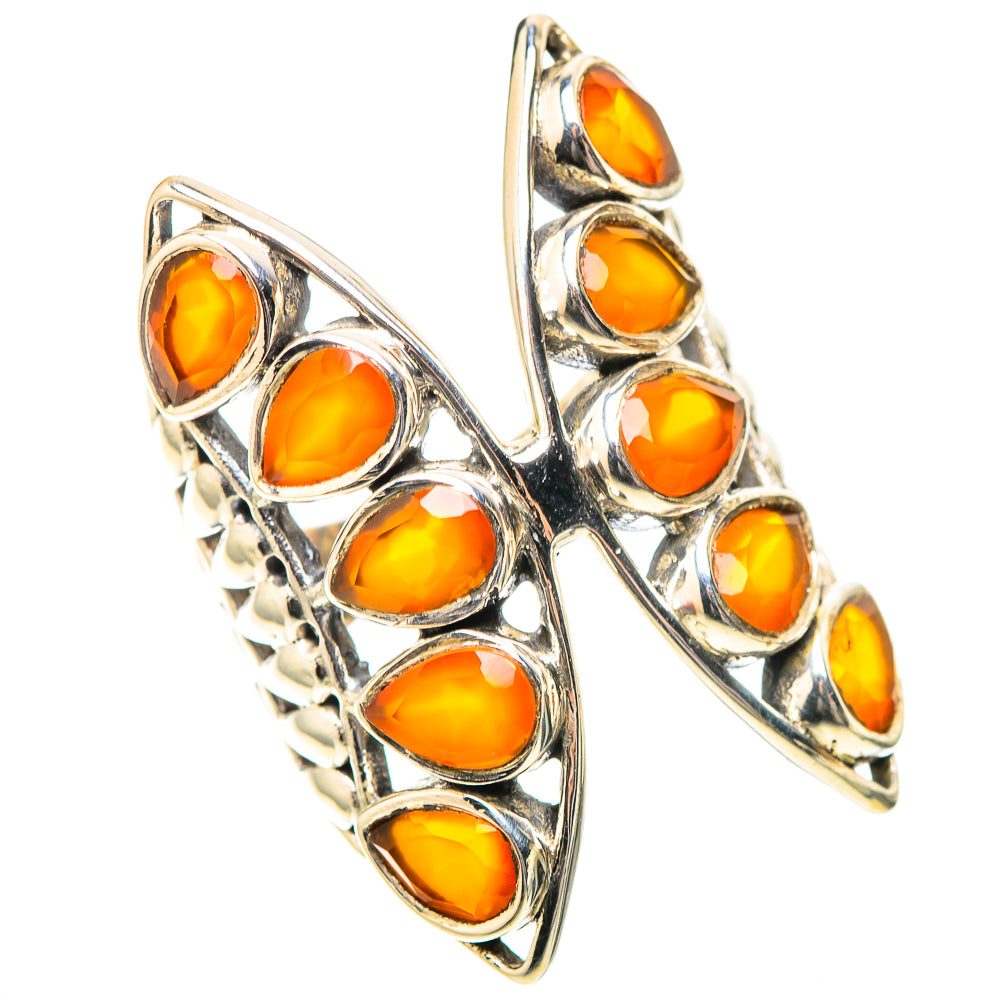 Large Carnelian Ring Size 6.75 (925 Sterling Silver) RING138902