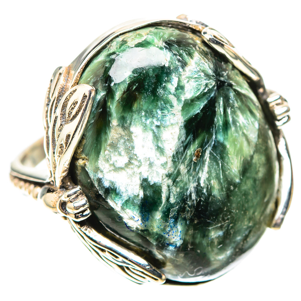 Seraphinite Ring Size 6 (925 Sterling Silver) RING138352