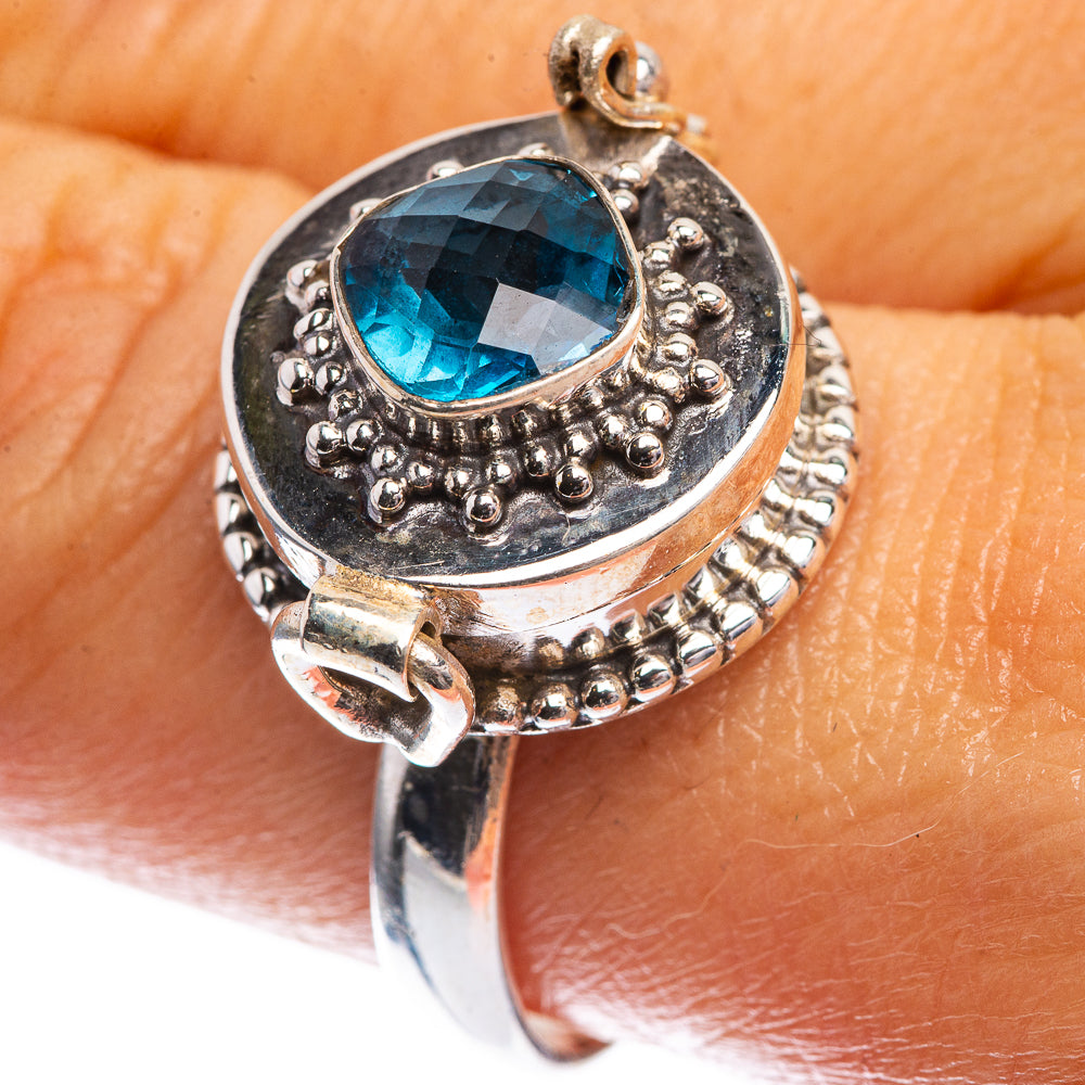 Poison London Blue Topaz Ring Size 9.75 (925 Sterling Silver) R142434