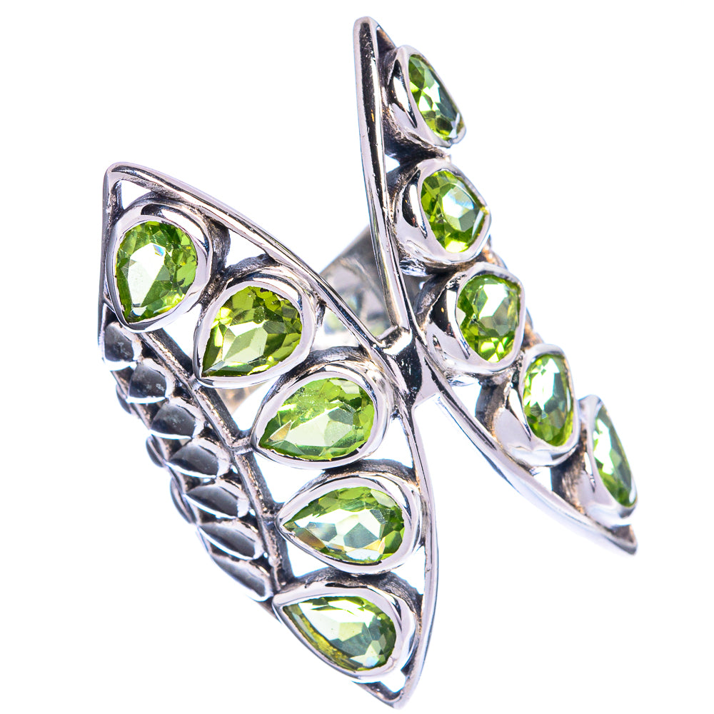Large Peridot Ring Size 5.5 (925 Sterling Silver) R144335