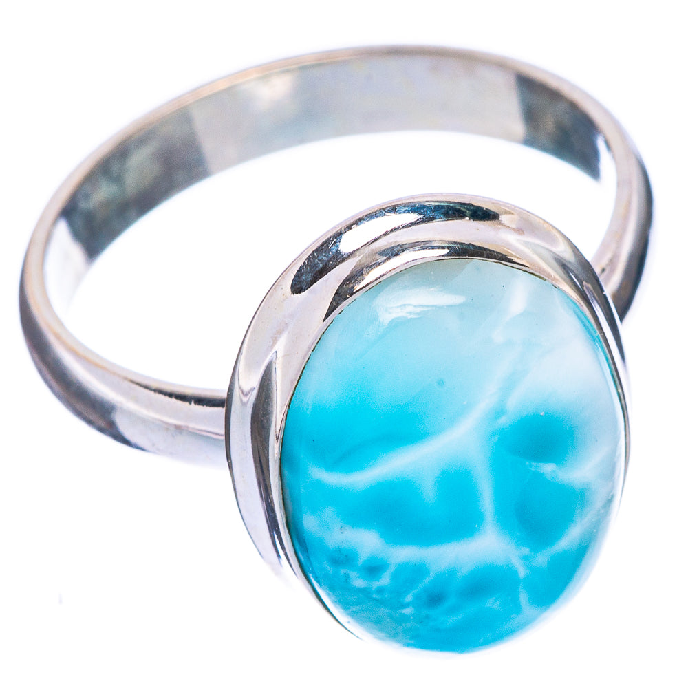 Larimar Ring Size 8.25 (925 Sterling Silver) R1309