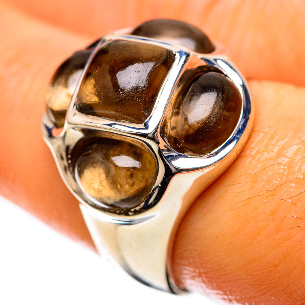 Smoky Quartz Ring Size 7.25 (925 Sterling Silver) RING139206