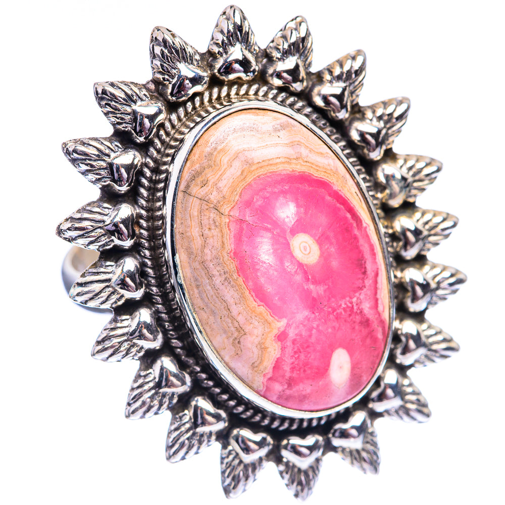 Rhodochrosite Stalactite Ring Size 9.75 (925 Sterling Silver) R142063