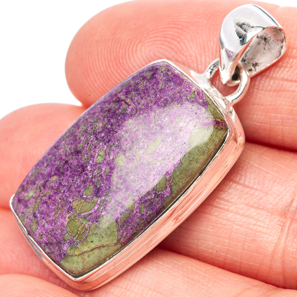 Stichtite Pendant 1 1/2" (925 Sterling Silver) P42510
