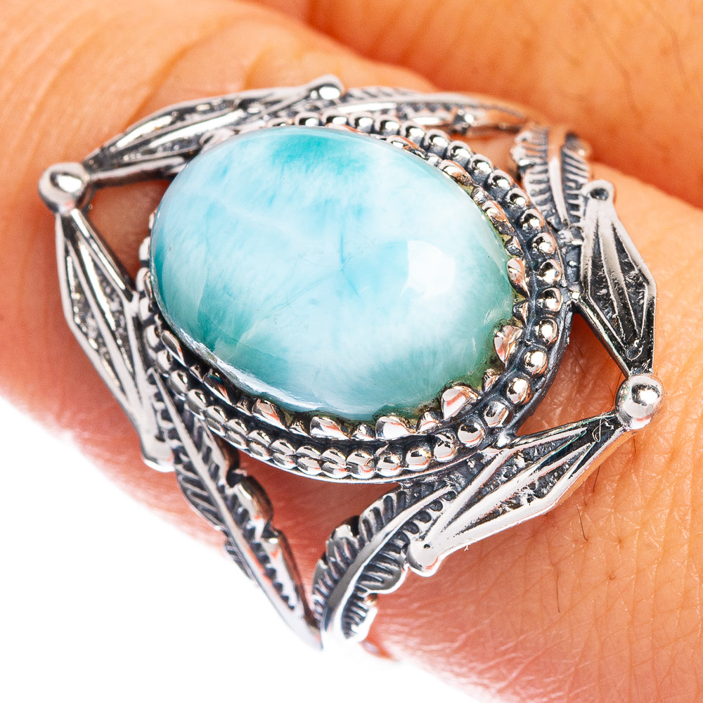 Larimar Ring Size 10 (925 Sterling Silver) R144235
