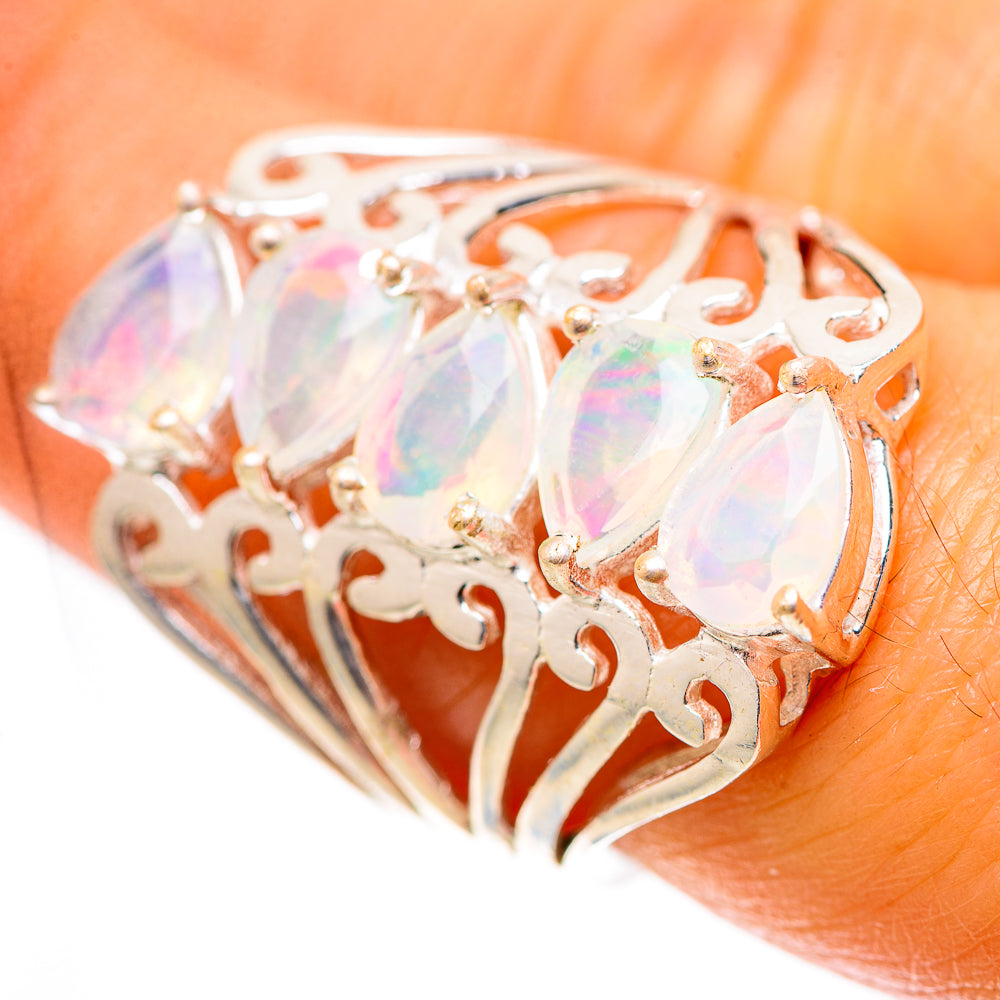 Ethiopian Opal 925 Sterling Silver Ring Size 6.5 (925 Sterling Silver) RING139356