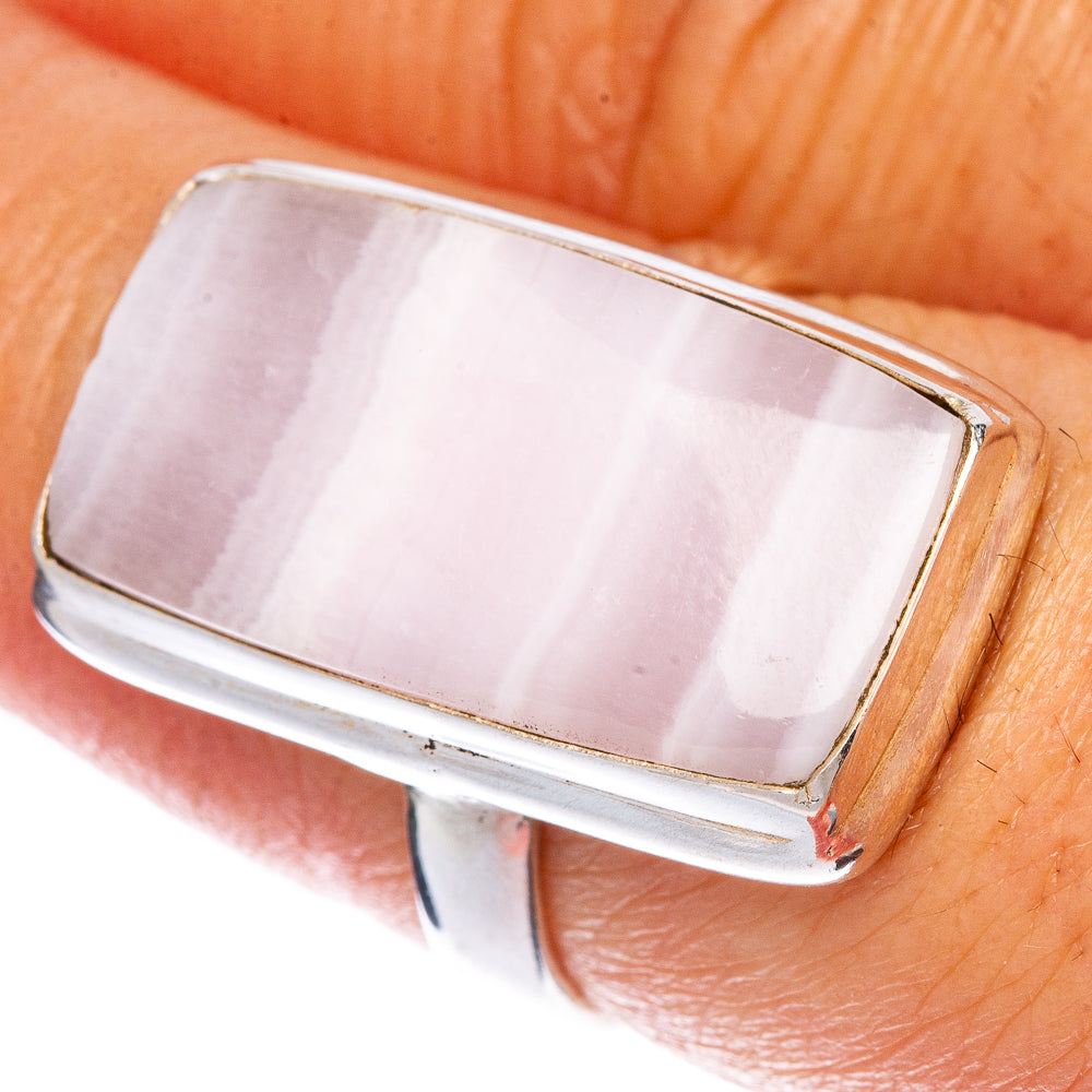 Pink Aragonite Ring Size 7 (925 Sterling Silver) R1350