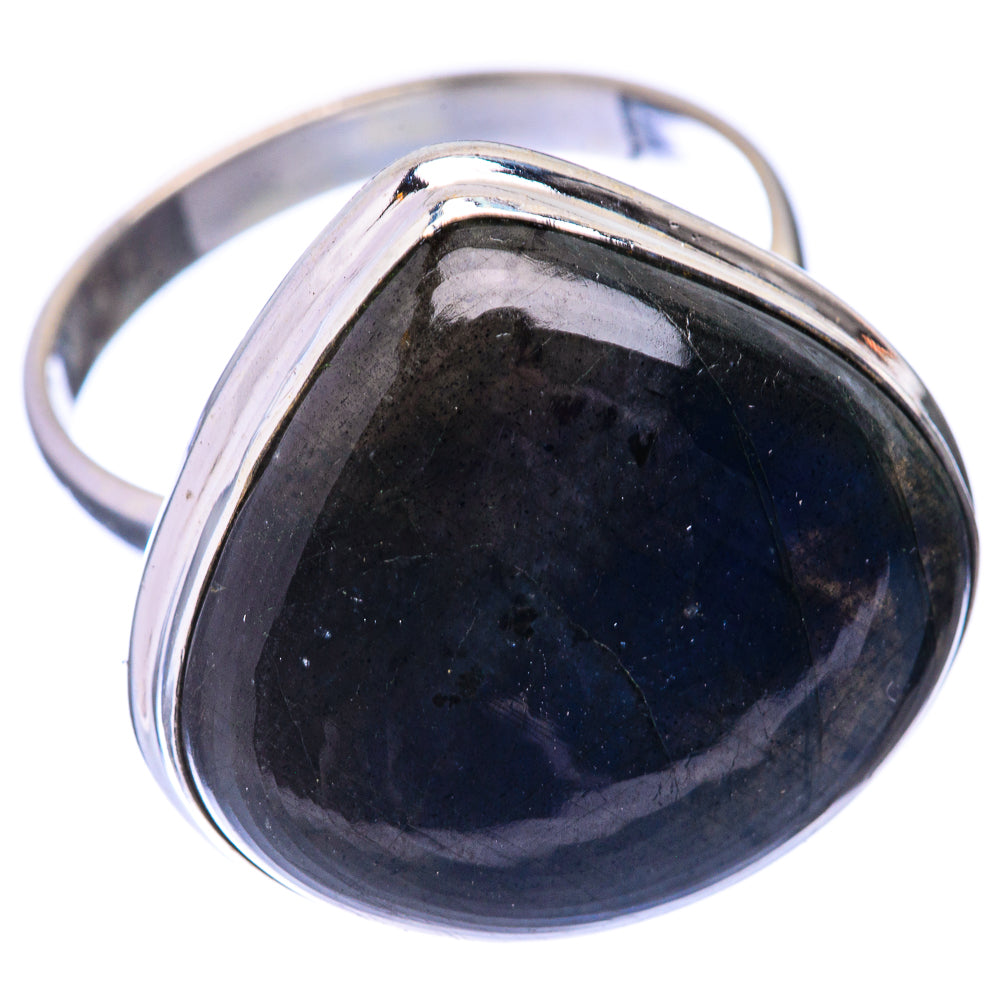 Large Labradorite Ring Size 10.75 (925 Sterling Silver) R141223