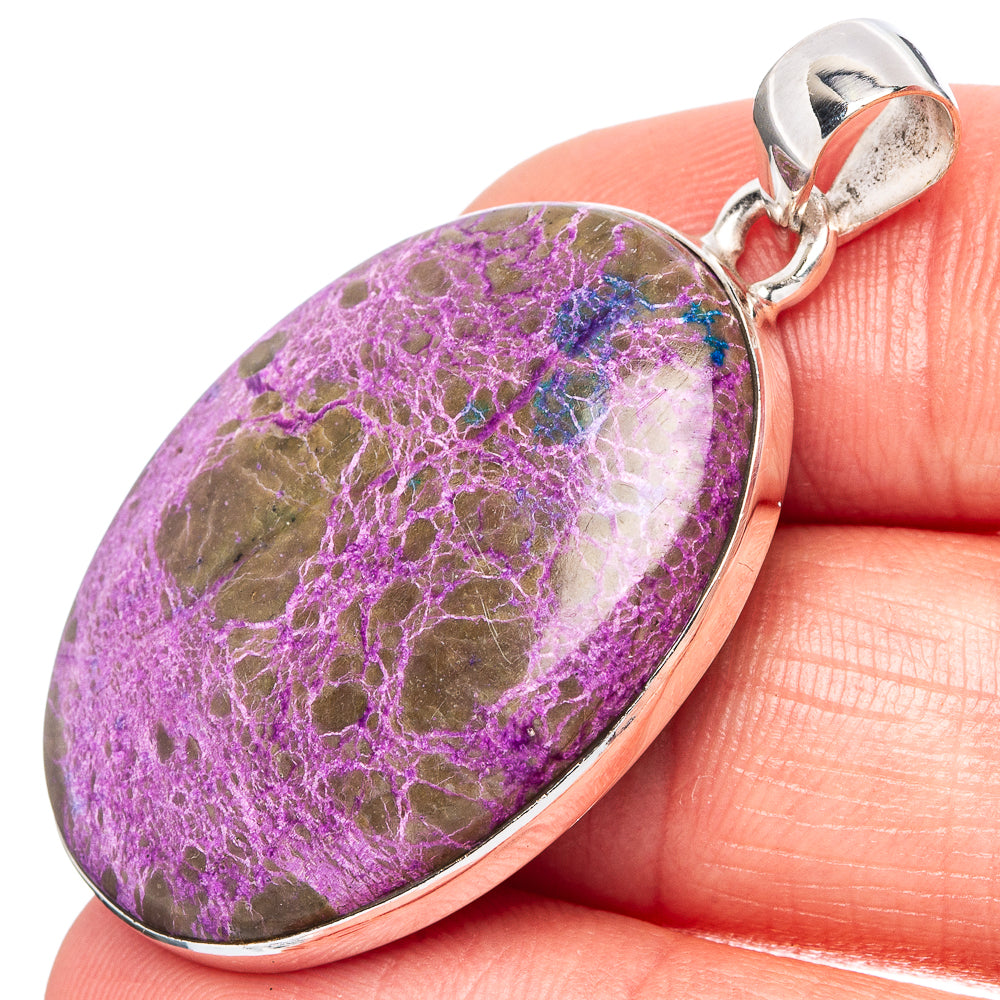 Stichtite Pendant 1 5/8" (925 Sterling Silver) P43136