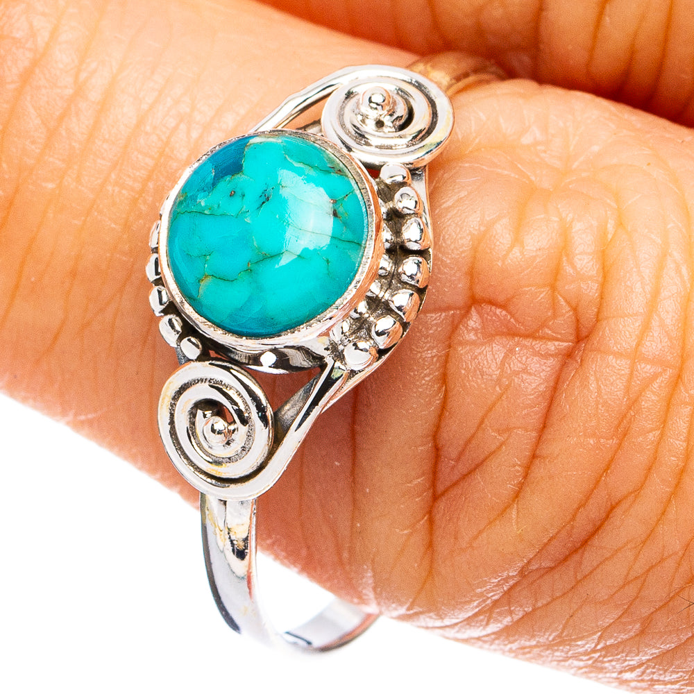 Mohave Turquoise Ring Size 10.25 (925 Sterling Silver) R8295