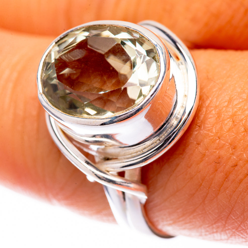 White Quartz Ring Size 8.5 (925 Sterling Silver) R140557