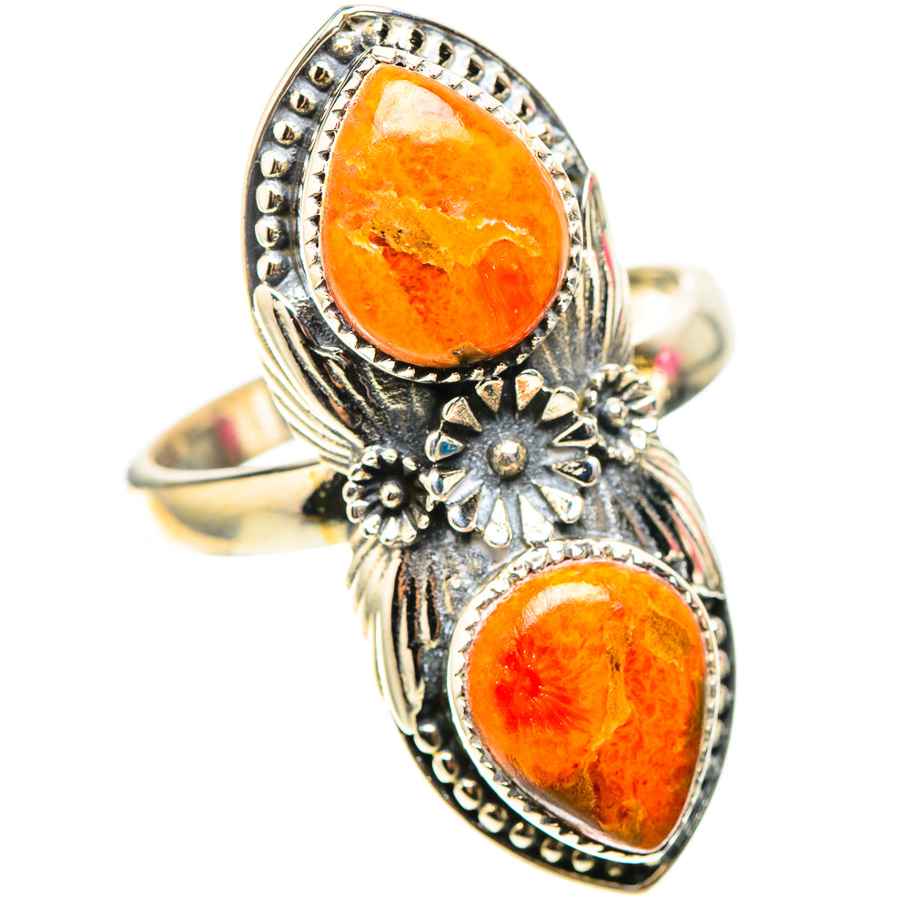 Sponge Coral Ring Size 9 (925 Sterling Silver) RING138483