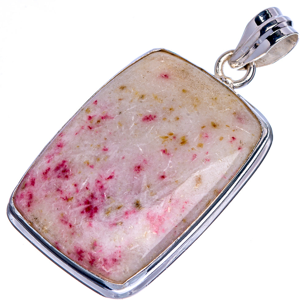 Cinnabar Pendant 1 3/4" (925 Sterling Silver) P40719