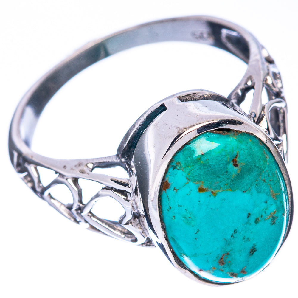 Rare Arizona Turquoise Ring Size 8.5 (925 Sterling Silver) R2961