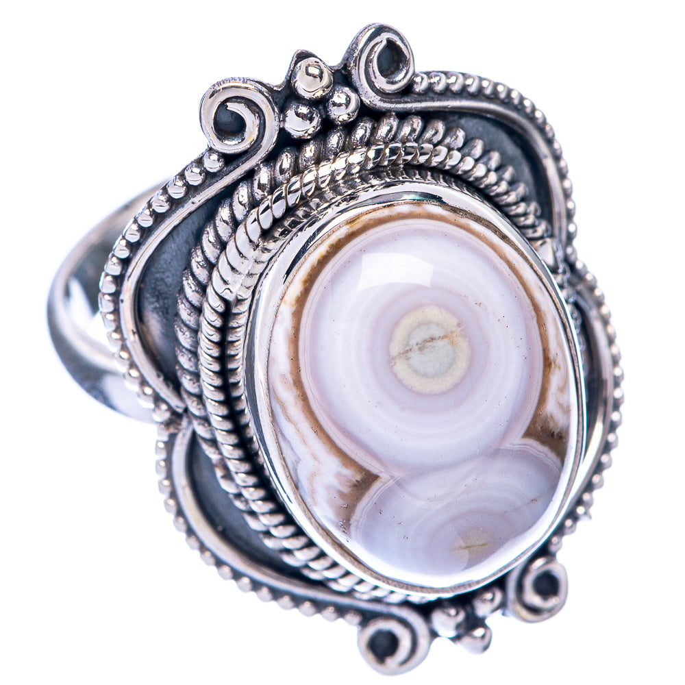Botswana Agate Ring Size 7.5 (925 Sterling Silver) R144890