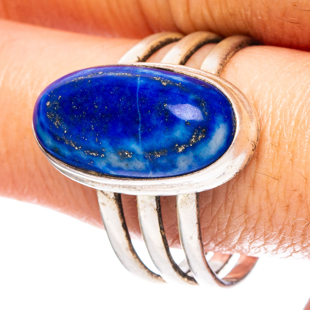 Lapis Lazuli 925 Sterling Silver Ring Size 11.25 (925 Sterling Silver) R6302